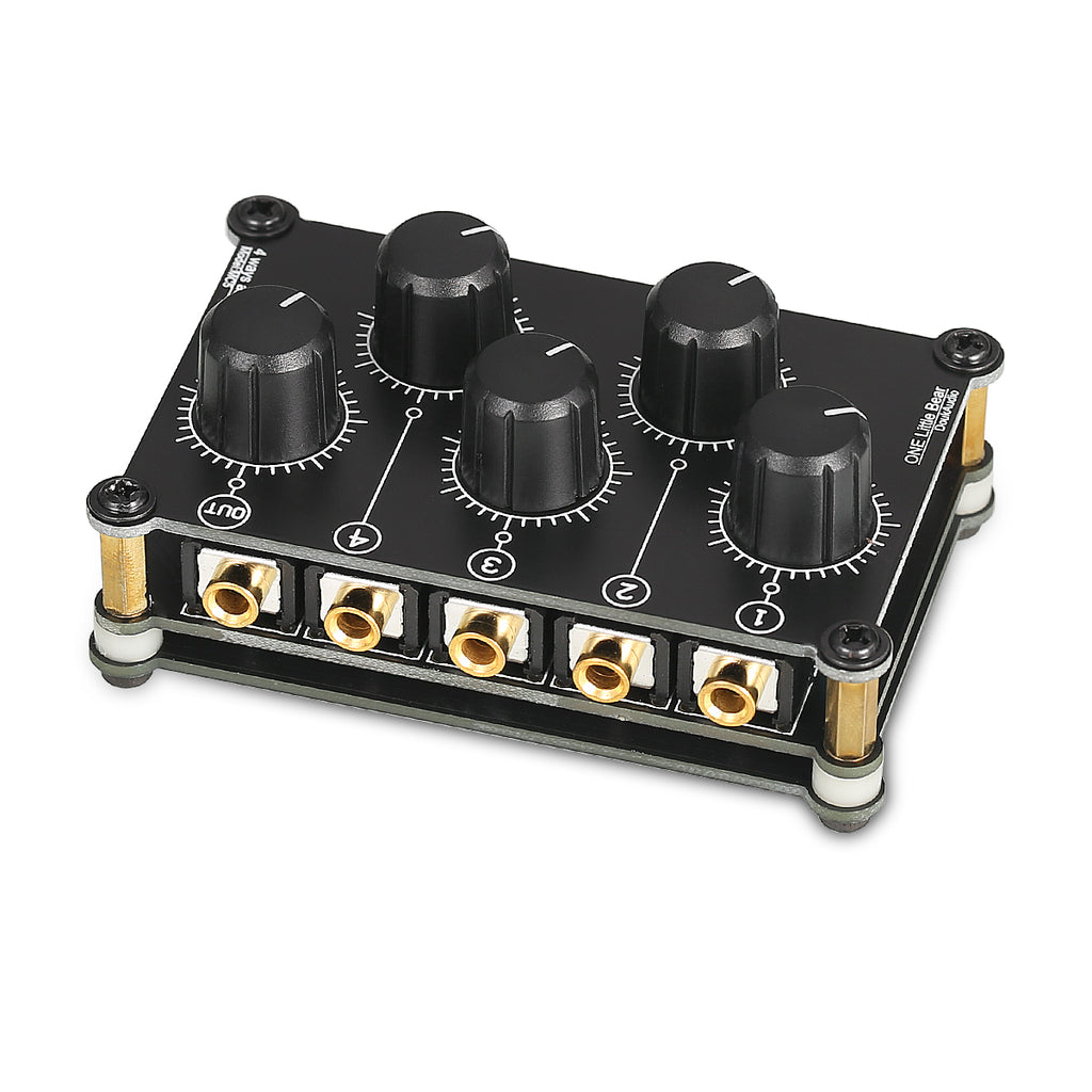 2 Channel 3.5mm Stereo Mini headphone Audio Mixer powered mixer