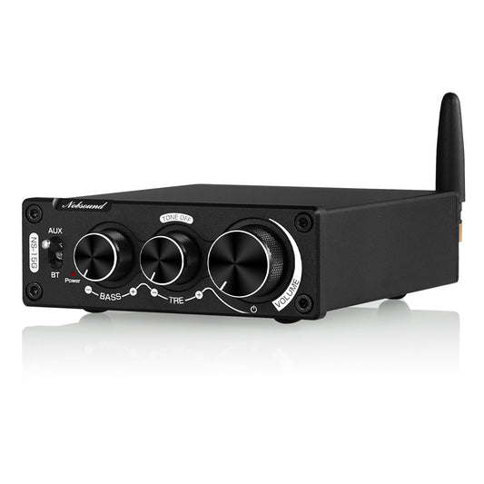 Nobsound NS-15G Mini Bluetooth 5.0 Digital Amplifier Receiver TPA3116 Stereo Audio Amp 100W+100W