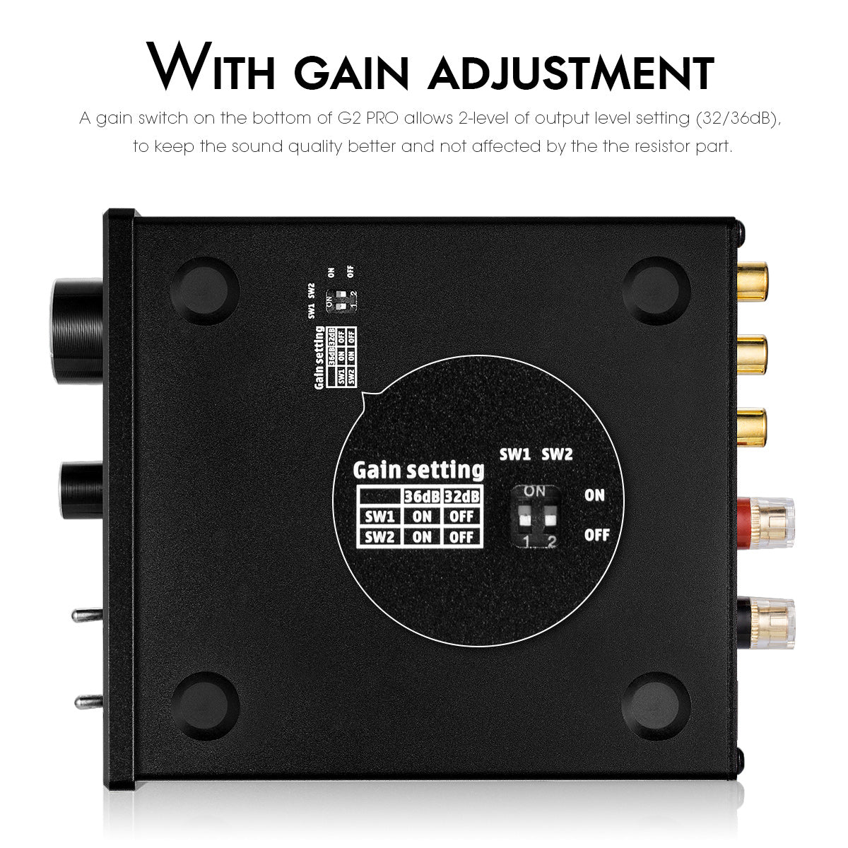 Nobsound G2 PRO Mini 300W Mono Digital Power Amplifier Subwoofer/Full-Frequency Home Audio Amp