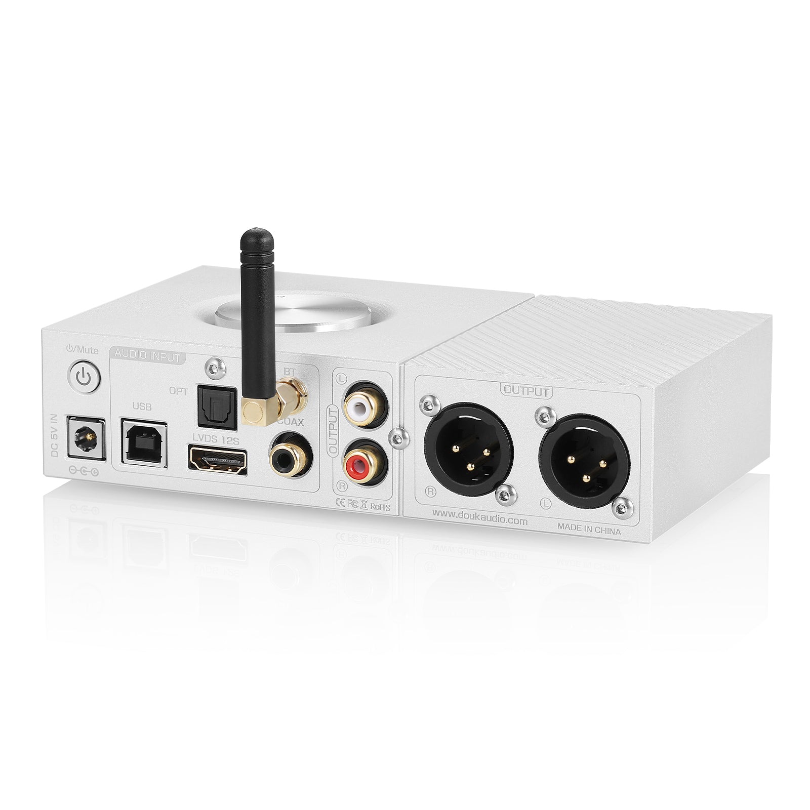 Douk Audio U8 HiFi Daul ES9038Q2M Bluetooth 5.0 Full Balanced Decoder XMOS USB DAC Amp DSD512 LDAC