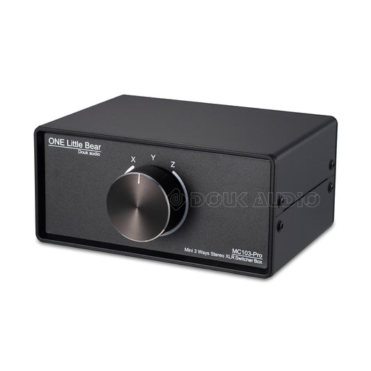 Little Bear MC103-Pro 1(3)-IN-3(1)-OUT XLR Balanced Audio Converter Stereo Passive Selector Switcher