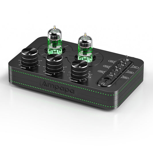Ampapa A1 Mini 5654 Vacuum Tube Preamp Phono/Turntable Amplifier w/Tone Control
