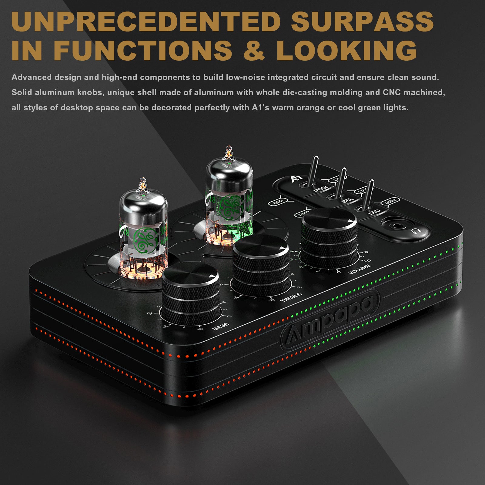 Douk Audio X1 Compact Tube Amplifier - Bluetooth 5.0, Phono Preamp, 320W, With Sub Output 11 thumbnail image