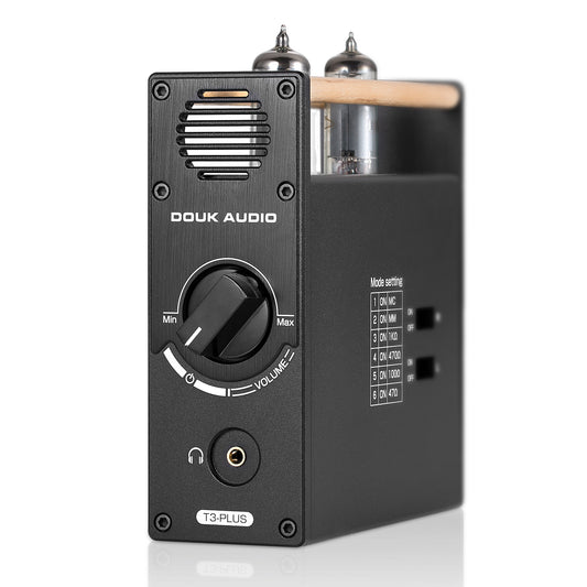 Douk Audio T3 PLUS HiFi Vacuum Tube MM / MC Phono Preamp Stereo Audio Pre-Amplifier Headphone Amp