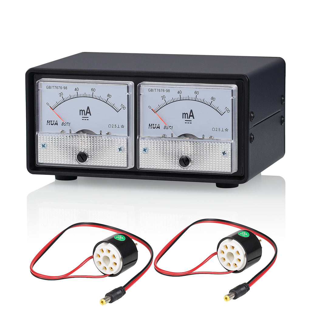Douk Audio CT1-BOX 8-Pin Dual Bias Current Probes Tester w/VU Meter fo