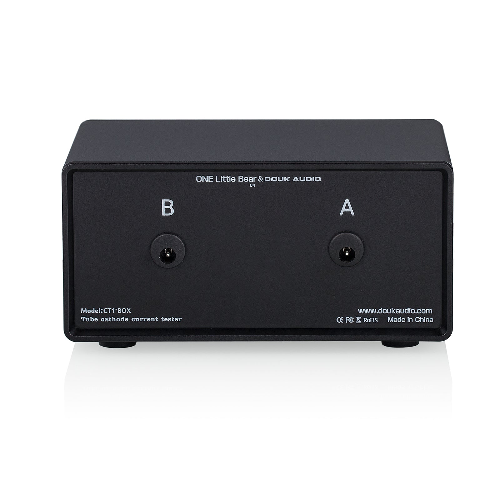 Douk Audio CT1-BOX 8-Pin Dual Bias Current Probes Tester w/VU Meter for EL34 KT88 6L6 6V6 6550 KT66 Tube