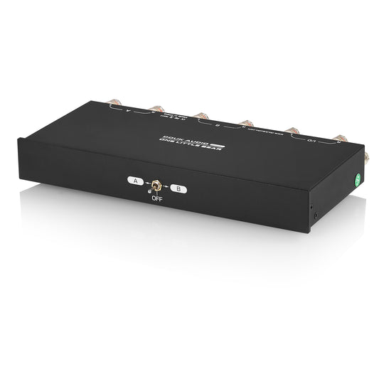 Douk Audio SP102 Passive 2(1)-IN-1(2)-OUT Audio Selector Stereo Switcher for Amplifier/Speaker