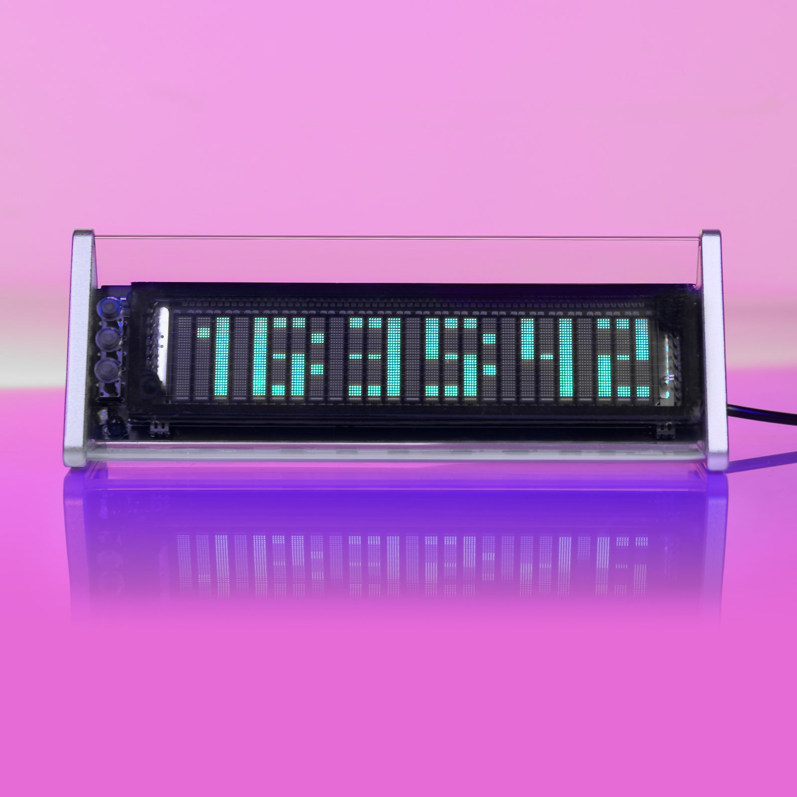 Douk Audio VFD253 3.5mm AUX Switcher Box VFD Audio Analyser Bluetooth 5.0 Receiver Home Desk Clock