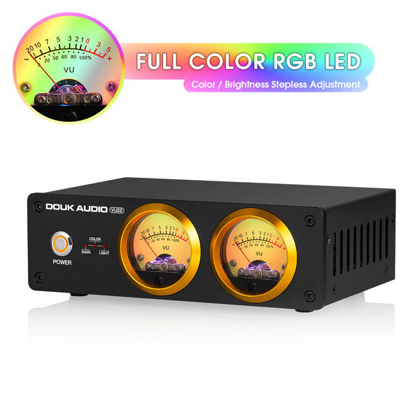 Douk Audio | Audio Spectrum & Clock | LED/VFD/Nixiesound level 