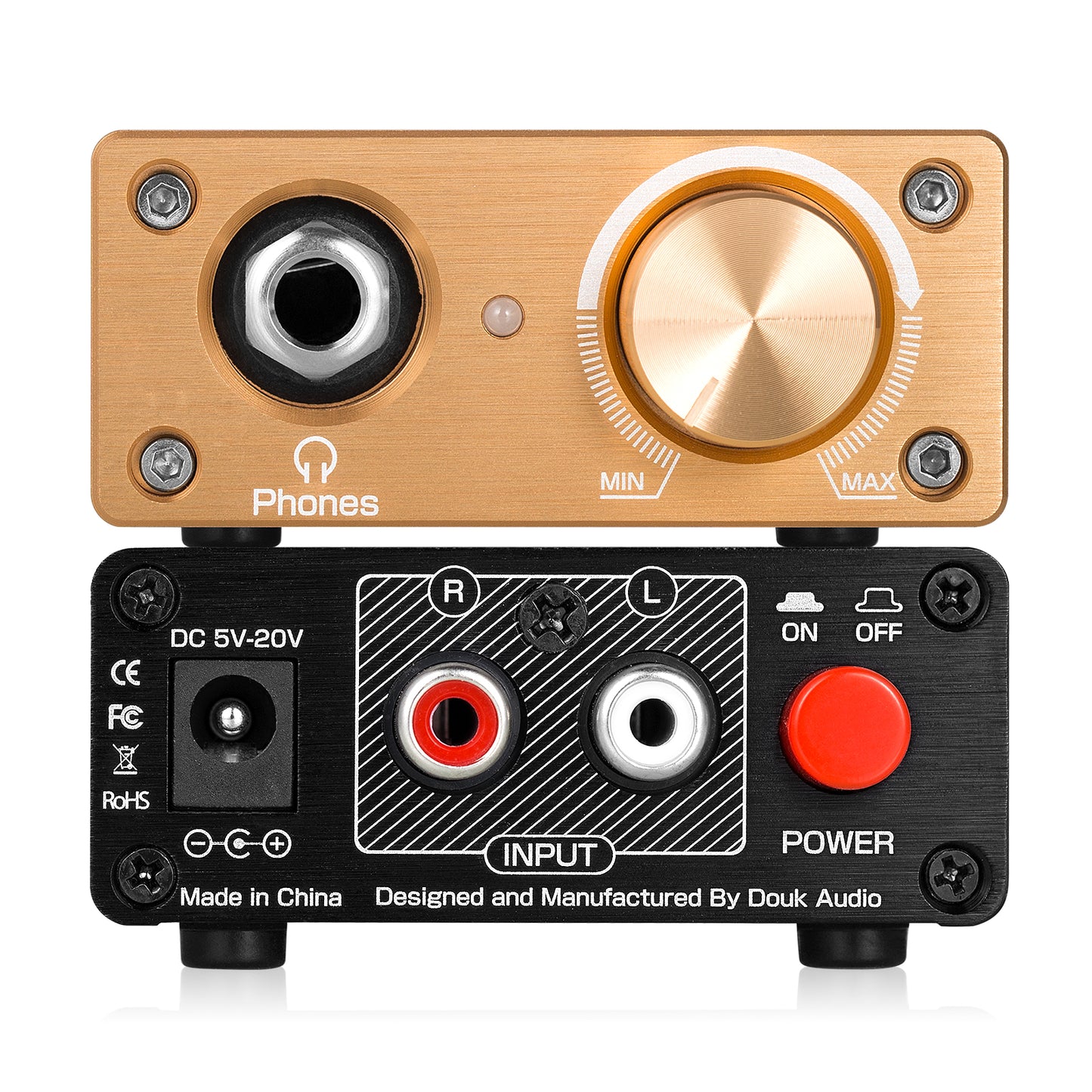 Douk Audio U3 迷你 A 类耳机放大器 HiFi 桌面立体声放大器，适用于 HD650/K701/DT880/T70/RS1e 