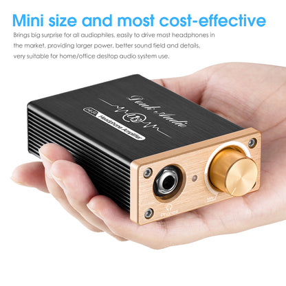 Douk Audio U3 迷你 A 类耳机放大器 HiFi 桌面立体声放大器，适用于 HD650/K701/DT880/T70/RS1e 